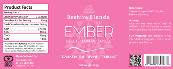 Ember - Sensual Support Capsule (7 Pack)